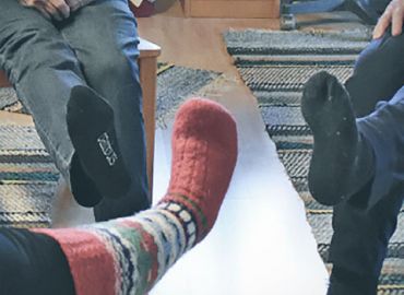 Olohuonejumppaa senioritablettien v&auml;lityksell&auml;