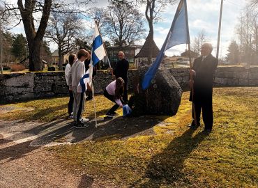 Veteraanip&auml;iv&auml;n viettoa Taivassalossa ma 27.4. klo 11.15 alkaen